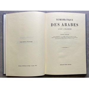 Numismatic books - V. Langlois, Numismatique des Arabes avant l'Islam...