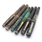 Collectible Pens - TIBALDI -Lot of 6 Fountain Pens- no.4 mod. ...