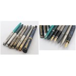 Collectible Pens - PARKER - Lot of 13 Fountain Pens - Various Models ...