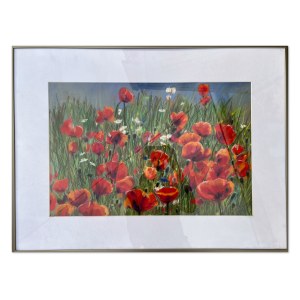 Piotr Tofil (1953-2024), Feld mit Mohnblumen, 2016