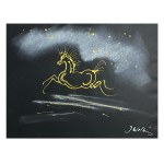 Jozef Wilkoń (b. 1930) Golden Steed