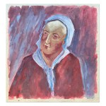 Sara Lipska (1882-1973), Portret kobiety w chuście