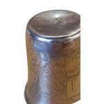 Kiddush mug - silver - tsarist Russia 2nd half 19th century JUDAICA
