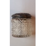 Box Glass Silver Miniature Painting 1st third of 20th century.