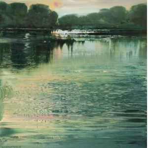 Jagoda Kaczmarczyk-Hudzik (b. 1966, Krakow), Vistula Landscape XCIII, 2024-25