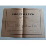 PROGRAM FLYER BIELSKO CIESZYN STATE THEATER OF POLAND SEASON 1950 SAINT MOLIER