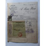 BILL WIEN VIENNA ATELIER MOBEL BESCHLAGE REISE WIEN, STAMP 1931