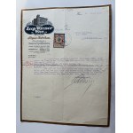 BILL PISMO TARNÓW, WIEN LEOP WIENER WIEN, STAMP, STAMP, 1916