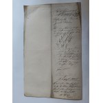 LETTER OF ATTORNEY FRANZ KLIER TETSCHEN, STAMP, STAMP, 1866
