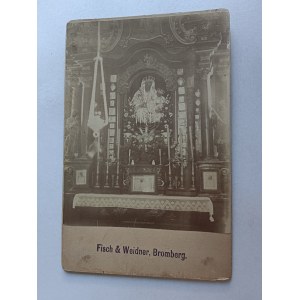 CARDBOARD PHOTO BYDGOSZCZ BROMBERG, ALTAR CHURCH