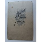 CARDBOARD PHOTO KRAKOW, FOT PAWLIKOWSKI, SOLDIER WITH FAMILY