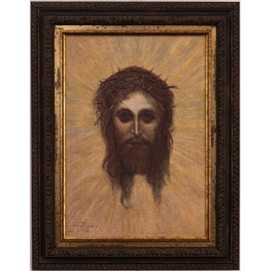 F. Nowakowski, Christ in the Crown of Thorns, (Veil of St. Veronica?), 1925.