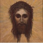 F. Nowakowski, Christ in the Crown of Thorns, (Veil of St. Veronica?), 1925.