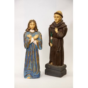 Kazimierz Ajs (1912-1975), Mother of God and St. Anthony, circa 1960.