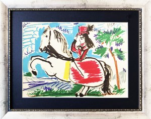 Pablo Picasso (1881 - 1973), Equestrian-Cavalliere, z cyklu 