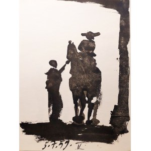 Pablo Picasso (1881 - 1973), Z cyklu Toros y Toreros, 1961