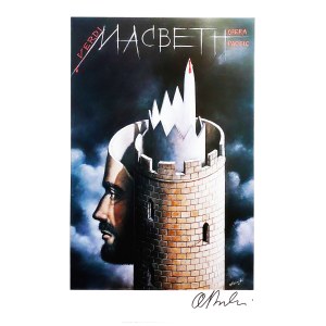 Rafał Olbiński (ur. 1943), Macbeth (sygn. przez autora), 2004