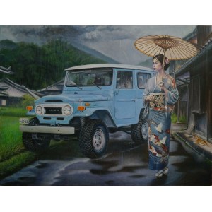 Marcus Von May (1970), Blue kimono, 2025