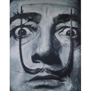 Marcus Von May (1970), Portrait of Salvador Dalí, 2025