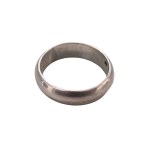 Silver wedding band, 1918