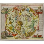 Constellations, southern hemisphere "Hemisphaerium Coeli Australe" Doppelmayr 1730