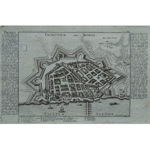 Toruń THORUNIUM oder THOREN Gabriel Bodenehr 1730