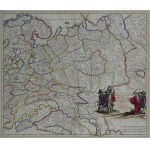 Map of Russia "RUSSIAE vulgo MUSCOVIAE Tabula" Danckerts 1680