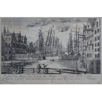 Danzig View of the Motlawa River from the Cow Bridge Deisch 1765