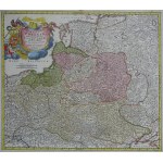 Polish Republic "REGNI POLONIAE MAGNI DUCAT LITHUANIAE" Homann 1715