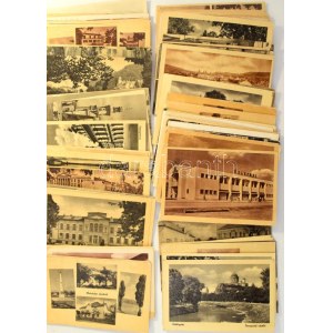 100 db MODERN magyarországi kisalakú város képeslap / 100 modern Hungarian town postcards