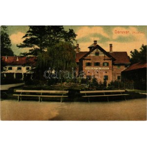 1909 Daruvár, Daruvar, Daruwar; Kupaliste, Anina Blatna Kupka, Livia-Heim / fürdő, iszapfürdő, Lívia otthon. C.W.W. IX...