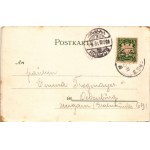 1898 (Vorläufer) Nürnberg, Nuremberg; Die Lorenzkirche / general view, church. Art Nouveau, floral, litho (EK...
