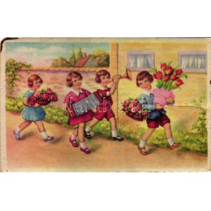Children, flowers (fa)
