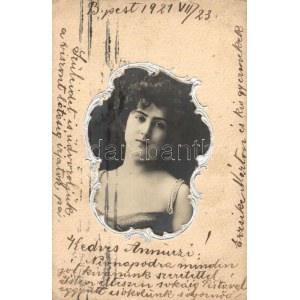 Lady, Art Nouveau (EB)