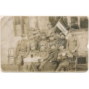 1919 Dicsőszentmárton, Tarnaveni, Diciosanmartin (?); a 38. Székely Hadosztály katonái 1919 márciusában, ...