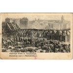 Gesprengte Brücke in Przemysl / Rozsadzony most / WWI K.u.K. military, destroyed bridge (EK)