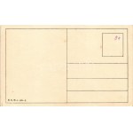 Erste Liebe / Children art postcard. B.K.W.I. 123-6. s: August Patek (fl)