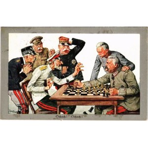 1915 Schach! Schach! / Sakk! Sakk! Antanthatalmak ellenes első világháborús katonai propaganda ...