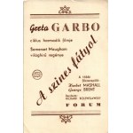 Greta Garbo: A színes fátyol. Metro-Goldwyn-Mayer (non PC) (EB)