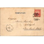 1900 Pipacsok. Dombornyomott litho üdvözlet. Szénásy kiadása / poppy flowers. Emb. litho (fl)
