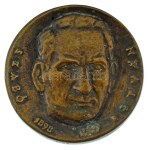 Csúcs Ferenc (1905-1999) DN "Szabó István 1898-1969 / Tanítványai és tisztelői" bronz emlékplakett, peremén "10"...