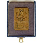 Német Birodalom 1914. "Sportverseny Neustadtban" kétoldalas bronz díjplakett, kopott dísztokban. Szign.: "J...