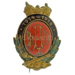 1916. "7. sz. Lovas Tüzérségi Hadosztály" zománcozott bronz jelvény (24x34mm) T:XF,VF zománchiba / 1916. ...