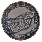 1994. "A Magyar Katonai Térképeszet magalakulásának emlékére 1919-1994" kétoldalas ezüstpatinázott bronz emlékérem ...