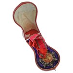 Oszmán Birodalom 1900 k. "Medzsid Rend III. osztálya" zománcozott, Au és Ag csillag...