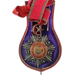 Oszmán Birodalom 1900 k. "Medzsid Rend III. osztálya" zománcozott, Au és Ag csillag...