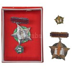 1960-1970. "Kiváló Újító" ezüst és bronz fokozata, mindkettő miniatűrrel T:AU,XF