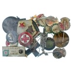 20db-os, főleg magyar jelvényből álló tétel T:vegyes, közte sérült