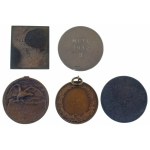 1915-1942. 5db-os sport díjérem-tétel, közte MLTC (Mátyásföldi Lawn Tennis Club), MAC (Magyar Athletikai Club) T:XF...