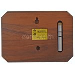 Dél-Korea 1988. "XXIV. Nyári Olimpiai Játékok, Szöul - Az olimpiai falu" faragott fa plakett (165x120mm) T...